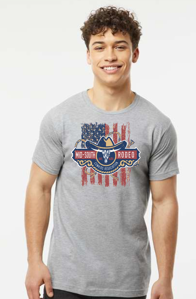 Mid-South Rodeo "Cowboy Hat" Design Softstyle S/S T-shirt