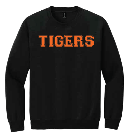 NHS Cheer "Tigers" Gildan Crewneck Sweatshirt