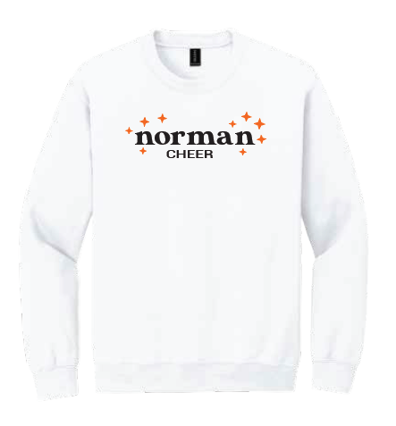NHS Cheer "Norman Cheer" Gildan Crewneck Sweatshirt