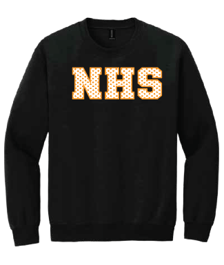 NHS Cheer "Polka Dots" Gildan Crewneck Sweatshirt