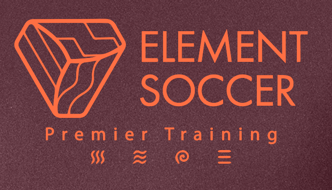 Element Soccer Classic Logo Performance Tee - Maroon