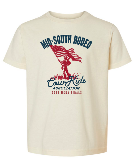 Mid-South Rodeo "Flag" Design Softstyle S/S T-shirt
