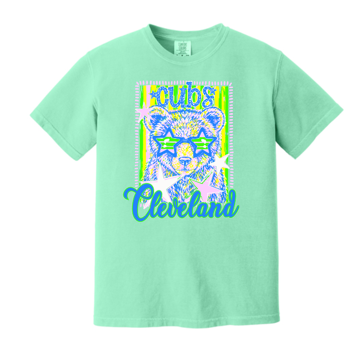 Cleveland "Cutie Pie" Comfort Colors S/S T-shirt (island reef)