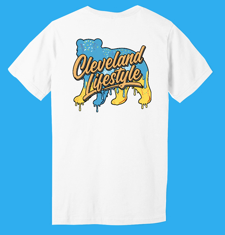 Cleveland "Lifestyle" Gildan S/S T-shirt (white)