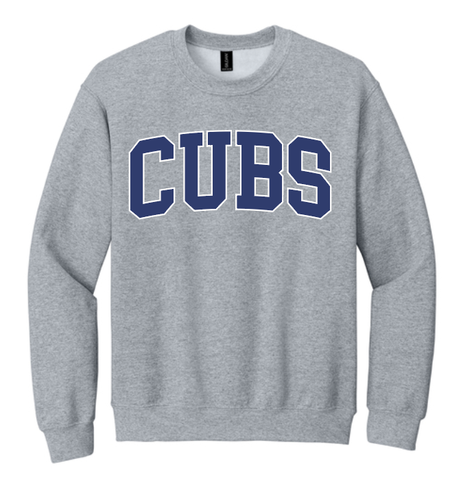 Cleveland "CUBS" Gildan Crewneck Sweatshirt (heather)