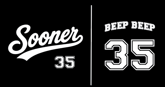 Sooner "Jersey" Design Gildan Crewneck Sweatshirt