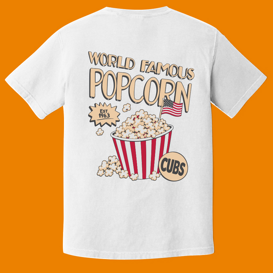 Cleveland "Popcorn" Comfort Colors S/S T-shirt (white)