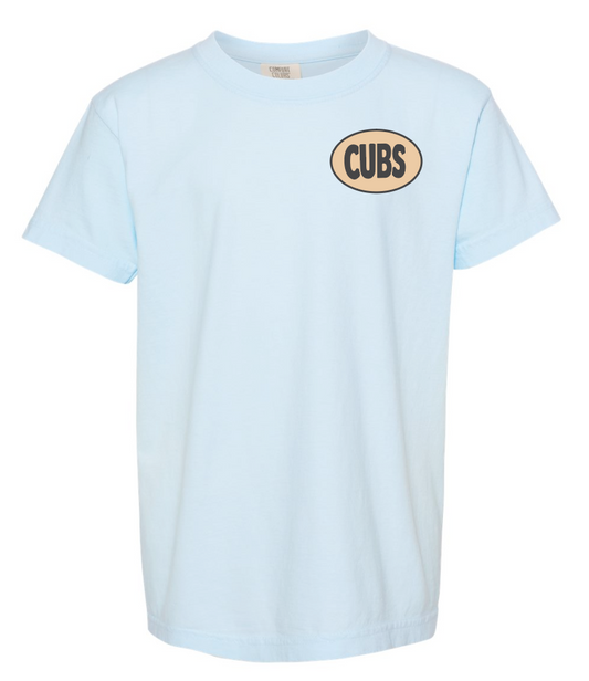 Cleveland "Popcorn" Comfort Colors S/S T-shirt (chambray)