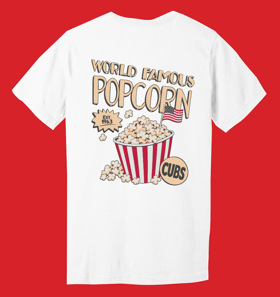 Cleveland "Popcorn" Gildan S/S T-shirt (white)
