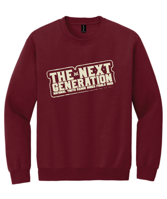 NYRRA "Next Generation" Design Crewneck Sweatshirt (maroon)