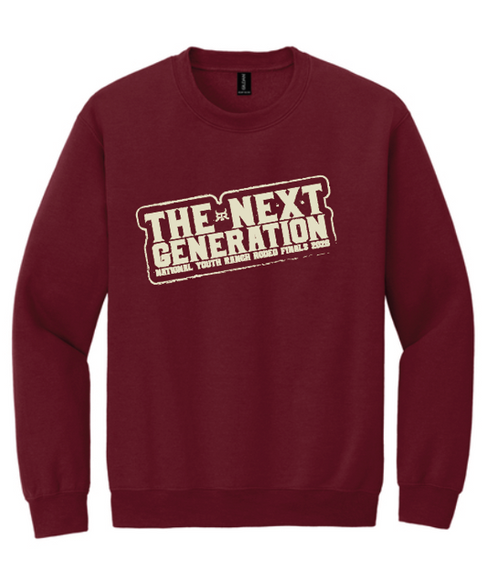 NYRRA "Next Generation" Design Crewneck Sweatshirt (maroon)