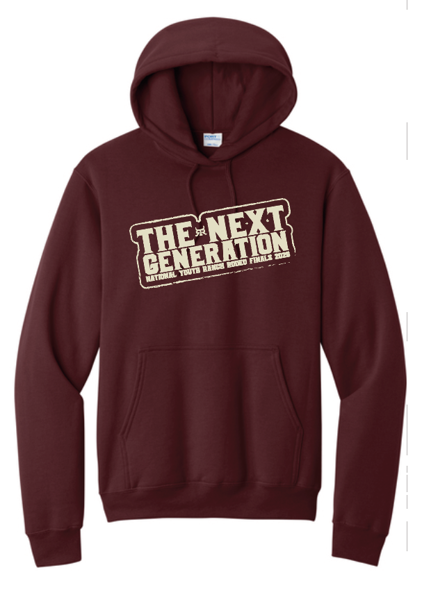 NYRRA "Next Generation" Design Hooded Sweatshirt (maroon)