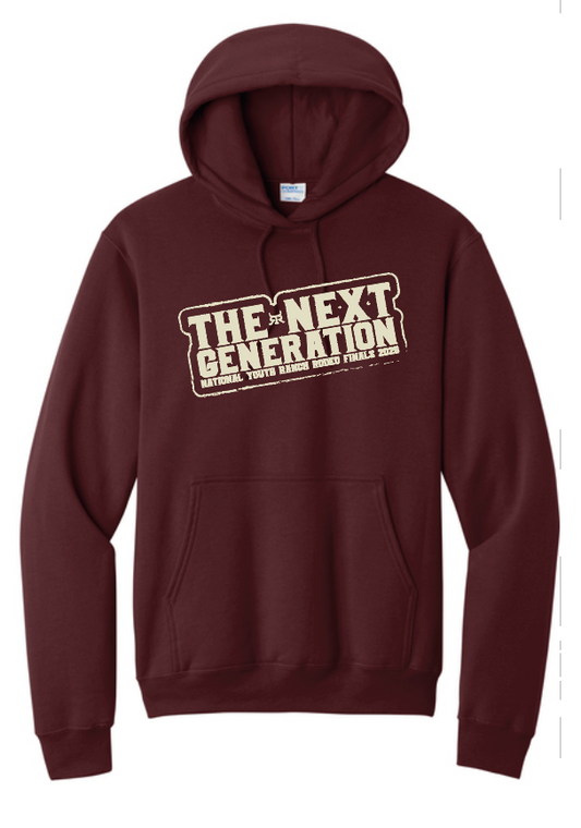 NYRRA "Next Generation" Design Hooded Sweatshirt (maroon)