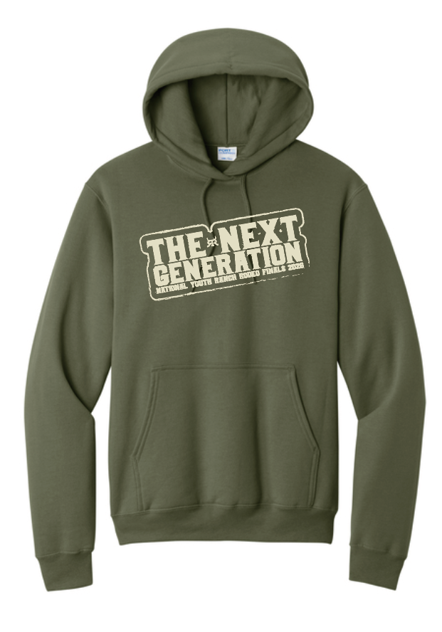 NYRRA "Next Generation" Design Hooded Sweatshirt (green)
