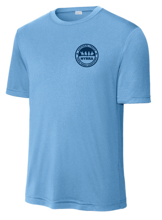 NYRRA "Cross" Design S/S Dri-Fit T-shirt (blue)