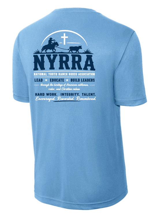 NYRRA "Cross" Design S/S Dri-Fit T-shirt (blue)