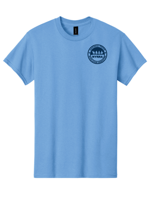 NYRRA "Cross" Design S/S T-shirt (blue)
