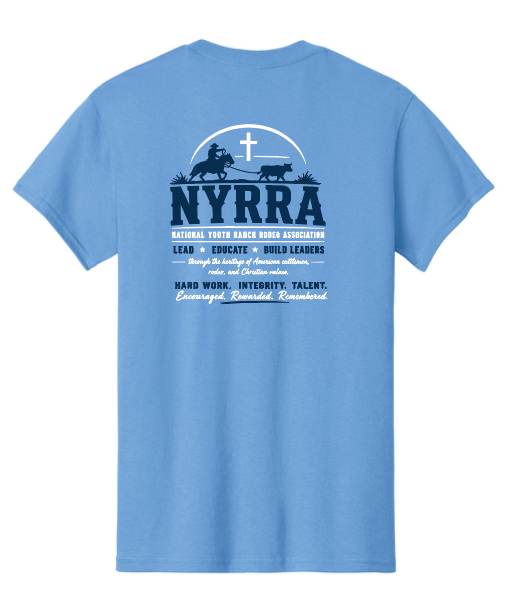 NYRRA "Cross" Design S/S T-shirt (blue)