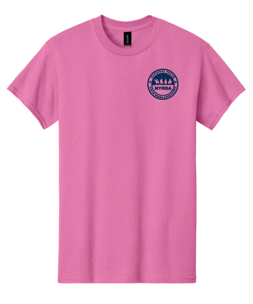 NYRRA "Cross" Design S/S T-shirt (pink)