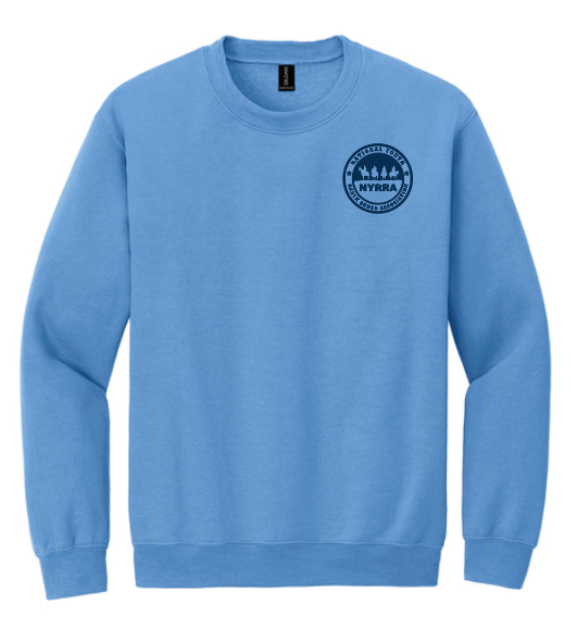 NYRRA "Cross" Design Crewneck Sweatshirt (blue)
