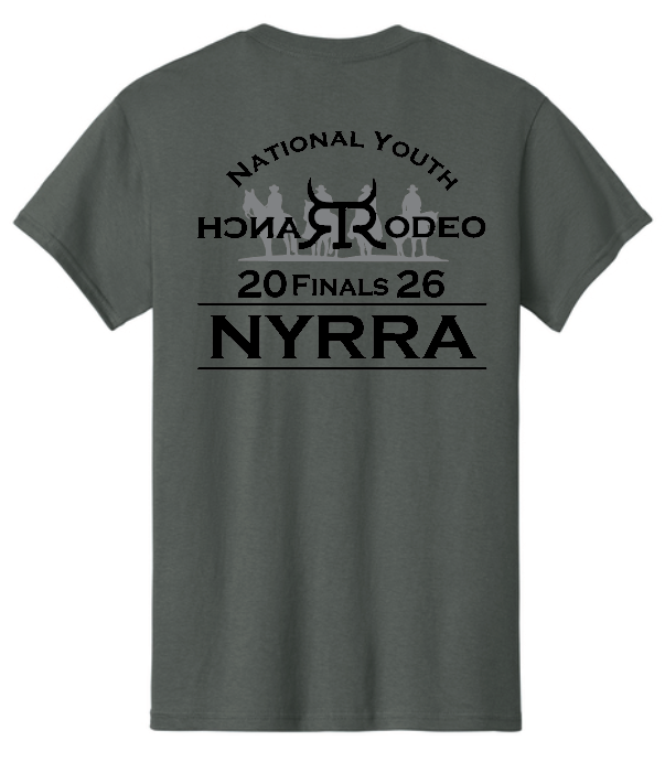 NYRRA "NYRRA Logo" Design S/S T-shirt (charcoal)