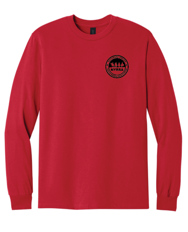 NYRRA "NYRRA Logo" Design L/S T-shirt (red)