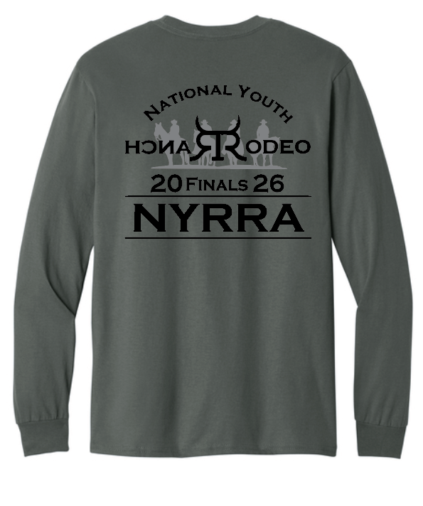 NYRRA "NYRRA Logo" Design L/S T-shirt (charcoal)