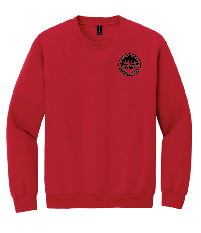 NYRRA "NYRRA Logo" Design Crewneck Sweatshirt (red)