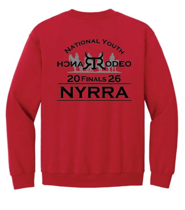 NYRRA "NYRRA Logo" Design Crewneck Sweatshirt (red)