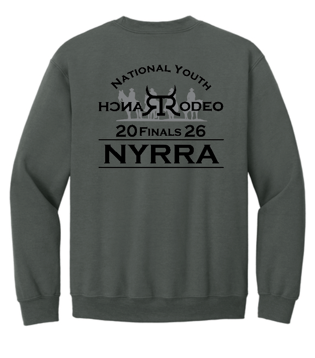 NYRRA "NYRRA Logo" Design Crewneck Sweatshirt (charcoal)