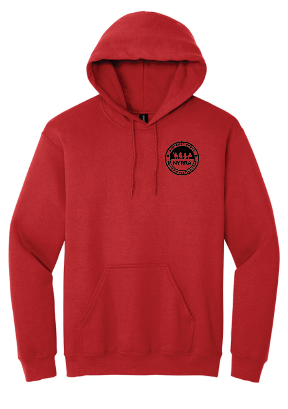NYRRA "NYRRA Logo" Design Hooded Sweatshirt (red)