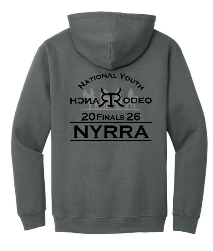NYRRA "NYRRA Logo" Design Hooded Sweatshirt (charcoal)