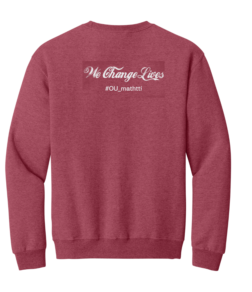 Transformative Tutoring "Enjoy Mathmatics" Crewneck Sweatshirt