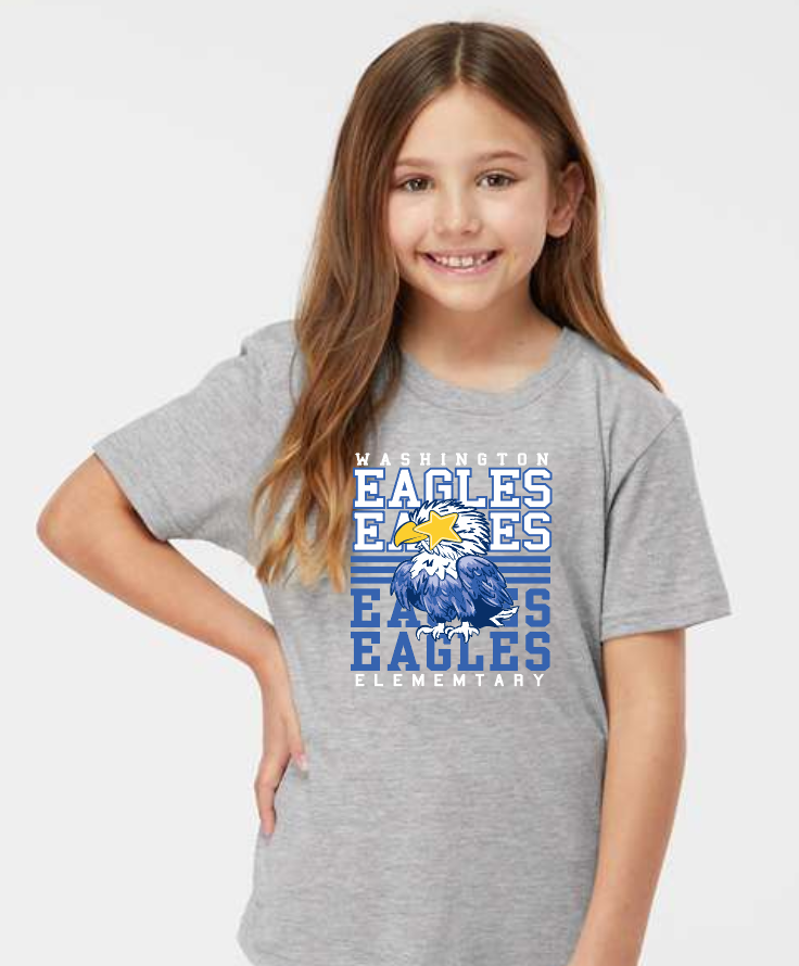 Washington Eagles "Repeat Eagles" Design Gildan S/S T-shirt
