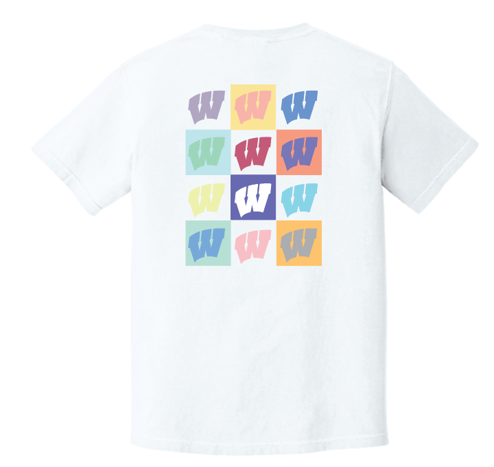 Whittier “Checkerboard” Design Comfort Colors S/S T-shirt