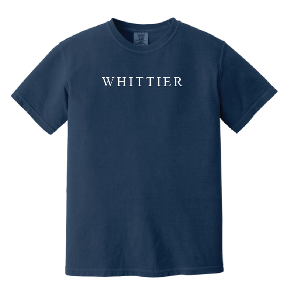 Whittier “Seaside Building” Design Comfort Colors S/S T-shirt (navy)