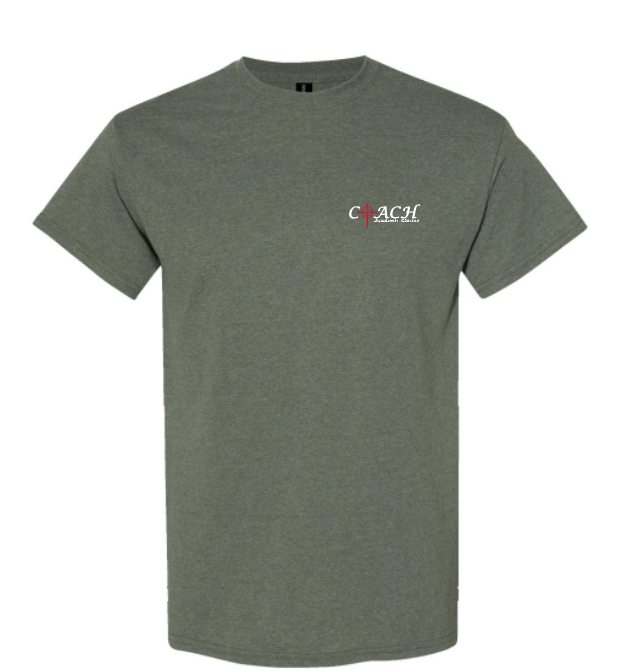 COACH Gildan S/S T-shirt (adult)(htr mil green)