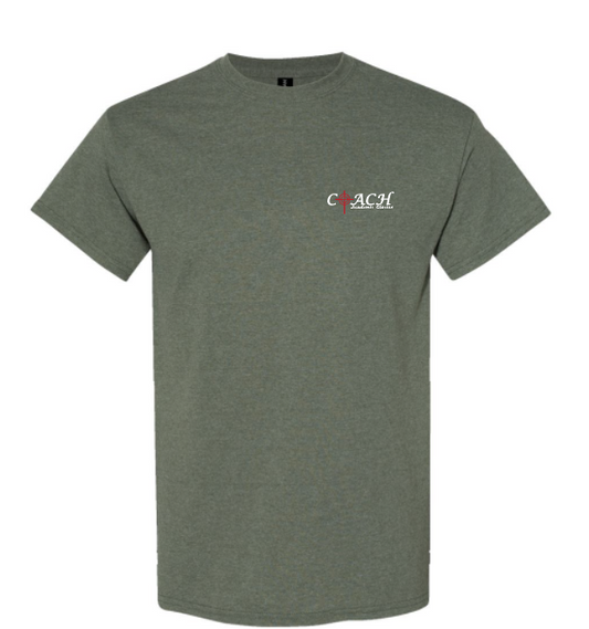 COACH Gildan S/S T-shirt (adult)(htr mil green)