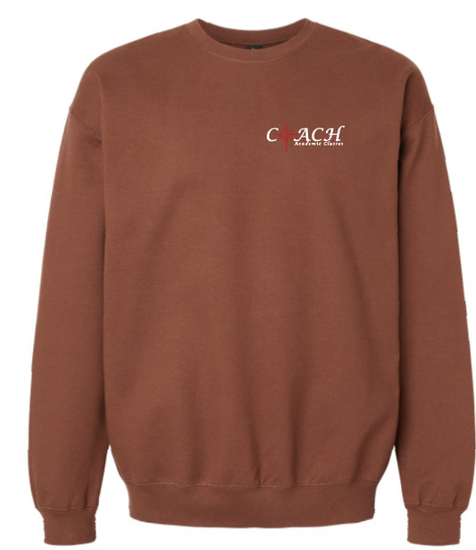 COACH Softstyle Crewneck Sweatshirt (adult)(cocoa)