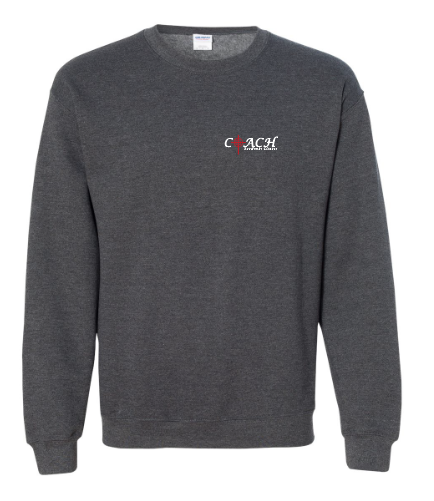 COACH Gildan Crewneck Sweatshirt (youth)(drk htr)