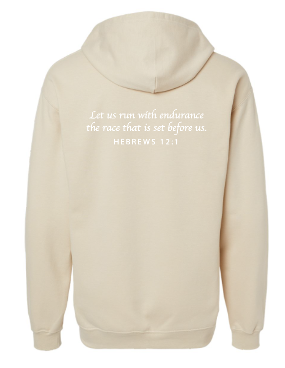COACH Softstyle Full Zip Hooded Sweatshirt (adult)(sand)