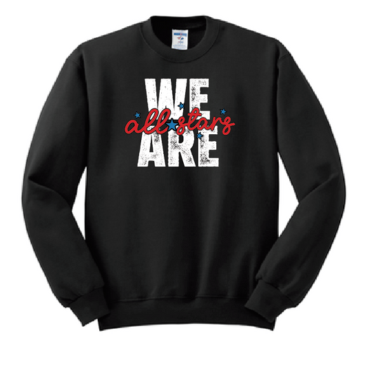Adams "We Are" Design Crewneck Sweatshirt