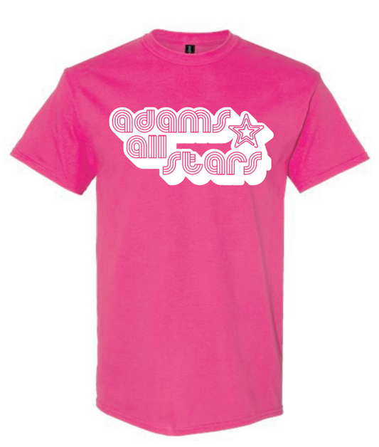 Adams "Bubble Tri-Line" Design S/S T-shirt (pink)