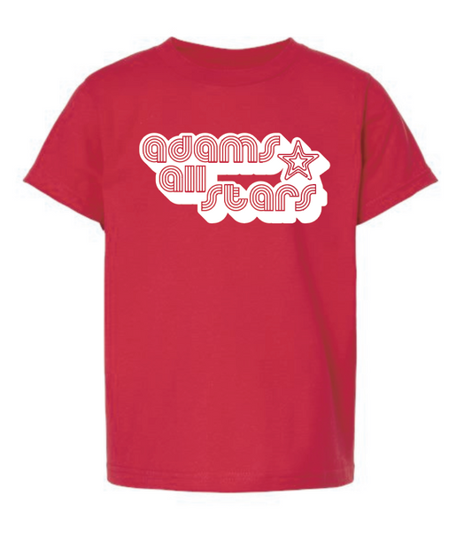 Adams "Bubble Tri-Line" Design S/S T-shirt (red)