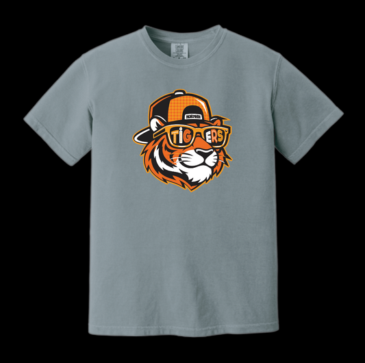 NHS PTA "Cartoon Cat" S/S T-Shirt (granite)