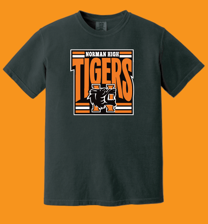 NHS PTA "Tiger Logo" S/S T-Shirt (black)
