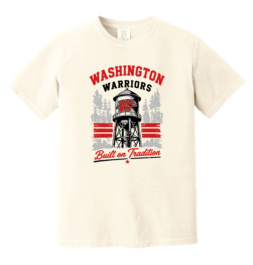 Washington (OK) PTO "Water Tower" Design Comfort Colors S/S T-shirt