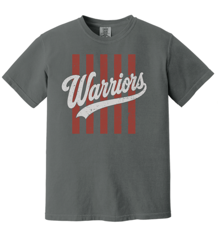Washington (OK) PTO "Stripes" Design Comfort Colors S/S T-shirt (pepper)