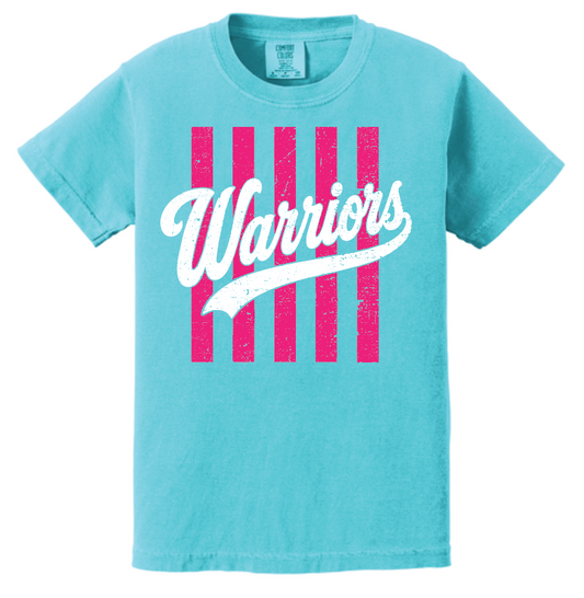 Washington (OK) PTO "Stripes" Design Comfort Colors S/S T-shirt (lagoon)