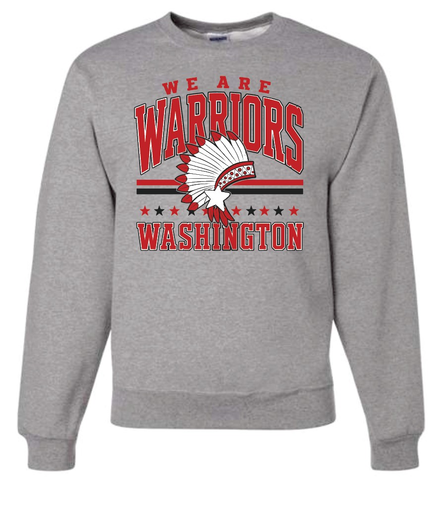Washington (OK) PTO "Headdress" Design Gildan Crewneck Sweatshirt
